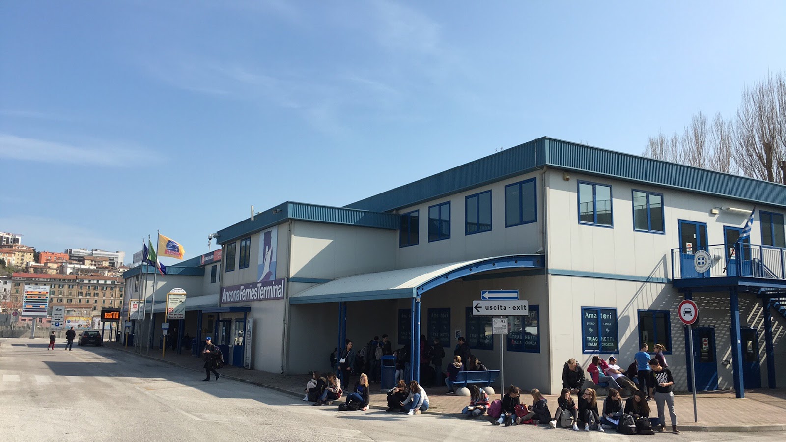 Ancona Ferry Check-in Office Building